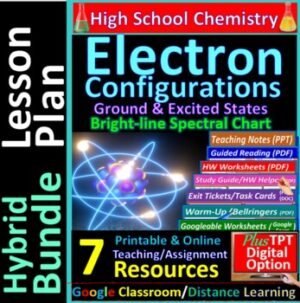 Electron Configurations, Flame Test: 7-Resource Hybrid Bundle Distance Learning