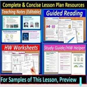 Unit Plan: Reaction Rate, Energy, Entropy, Equilibrium 6-Lesson Bundle ~Editable - Image 3