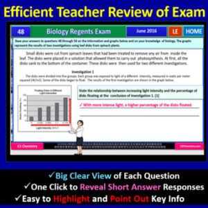 Living Environment Biology Regents - Exam Questions on PPT Slides ( June 2016) - Image 4