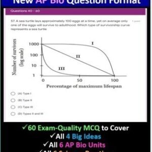 AP Biology Exam Prep Multiple Choice MCQ Practice & Review Tests Online Bundle - Image 2